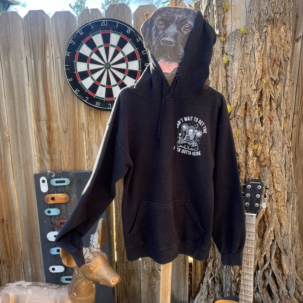 Assholes Live Forever “can’t wait to get the f*uck outta here” Hoodie.